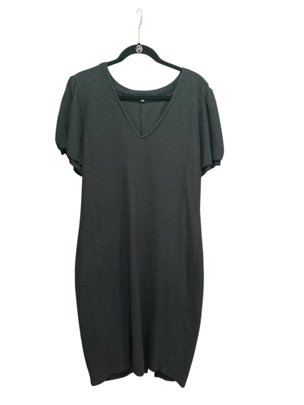 Saint & Sofia Black Short Sleeved Dress